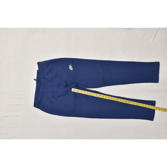 Nike Men's Regular Size S Blue Fleece Standrad Straight Sweatpants NEW B2707-410 - Picture 5 of 8